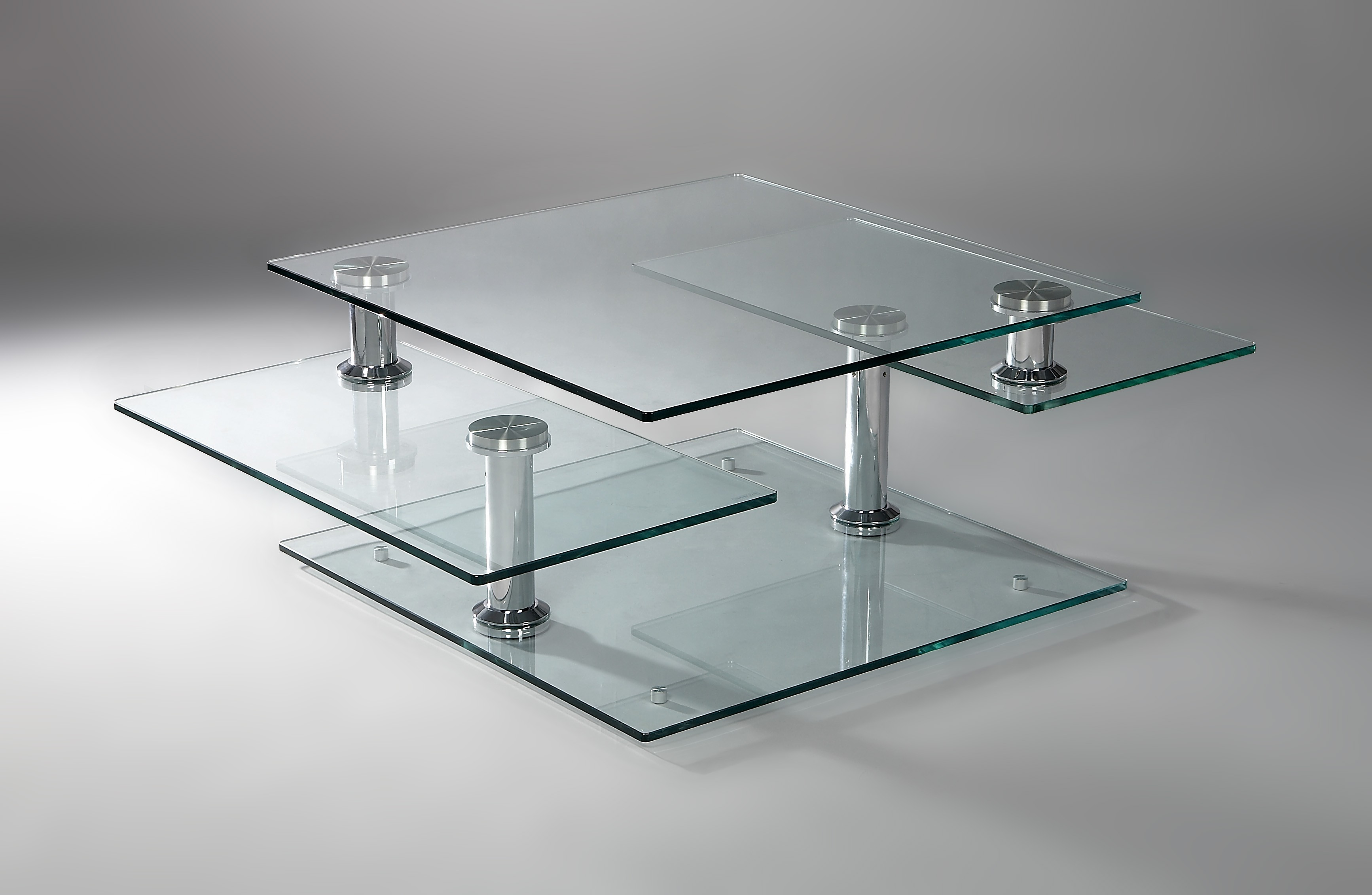 Table basse en verre